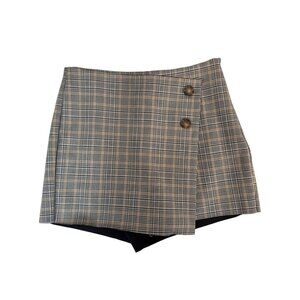 2/$30 ZARA Medium Basic Womens Plaid Skirt